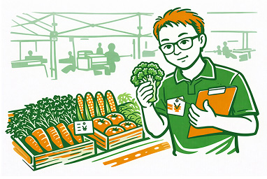 Procurement and shipping illustration